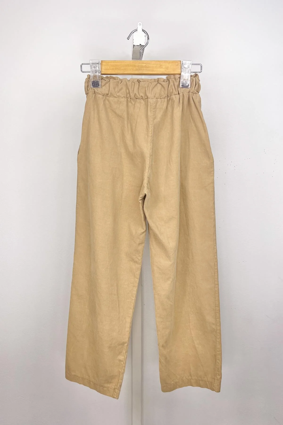 Wide Leg Broek - Beige